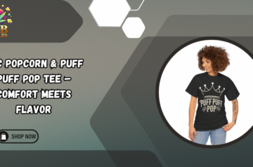 THC Popcorn & Puff Puff Pop Tee – Comfort Meets Flavor